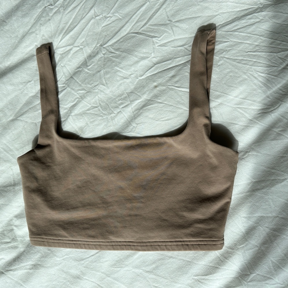 Mauve Babaton crop top